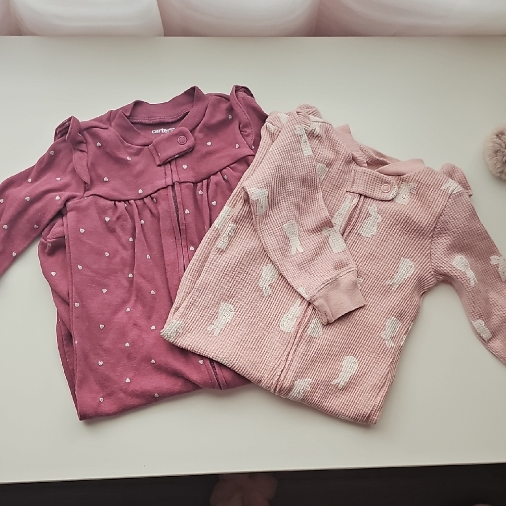 Carter's Pink and Mauve Baby Cardigans